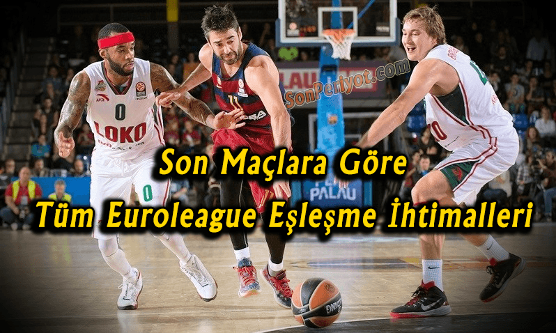 Son Maçlara Göre Tüm Euroleague Eşleşme İhtimalleri