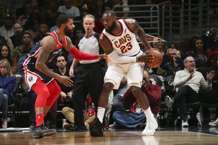 King Sahne Aldı,Cleveland Kazandı Cleveland Cavaliers v Washington Wizards