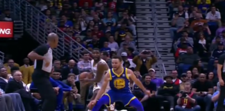 Stephen Curry Sakatlandı ve Oyunu Terk Etti Stephen Curry Sakatlandı ve Oyunu Terk Etti