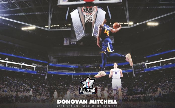 Donovan Mitchell Smaç Yarışmasında NBA All-Star 2018