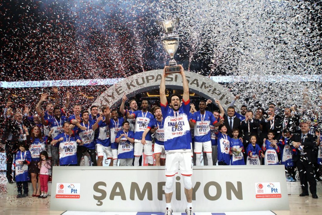 Türkiye Kupası Şampiyonu Anadolu Efes