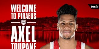 Axel Toupane, Olympiakos’ta Axel Toupane