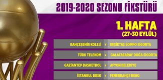 BSL’de 2019-20 Fikstürü Belli Oldu