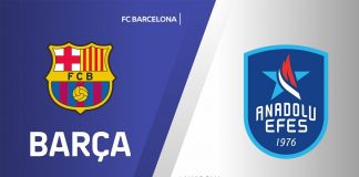 Barcelona’daki Nefes Kesen Mücadelede Zafer Anadolu Efes’in (Özet Video)