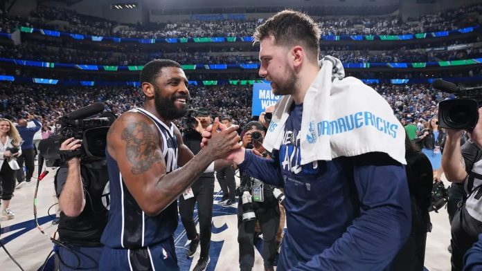 WhatsApp Görsel 2024-05-27 saat 17.38.34_37f11518 Kyrie ve Doncic Çılgın Attı; Dallas Mavericks’in Final Yolculuğuna Bir Adım Kaldı