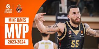 Euroleague’de MVP Mike James Oldu Euroleague'de MVP Mike James Oldu