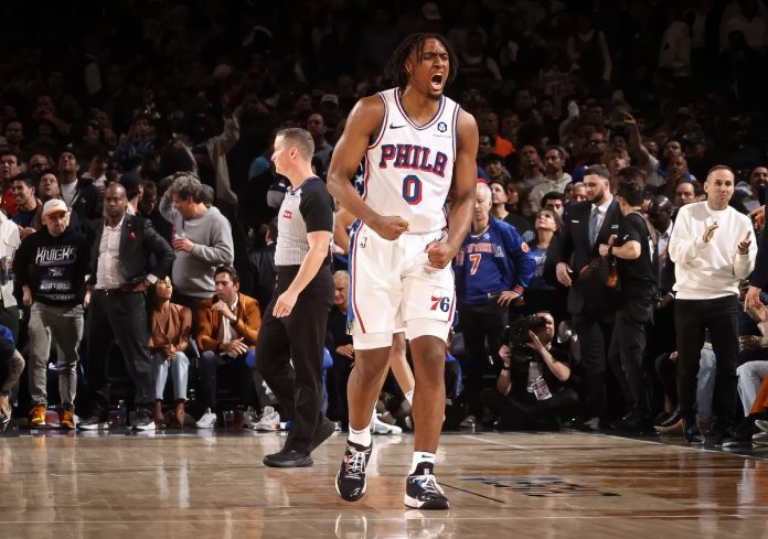Tyrese Maxey Philadelphia Sixers’a Can Verdi